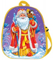 Рюкзак Дед Мороз с конфетами на новый год