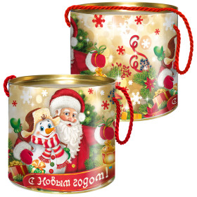 Новогодний подарок в тубе Ретро Новогодний подарок в тубе Ретро