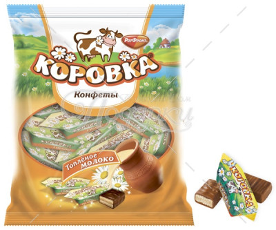 Коровка топл. молоко фас.