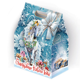 Новогодний сувенир со сладостями Метелица