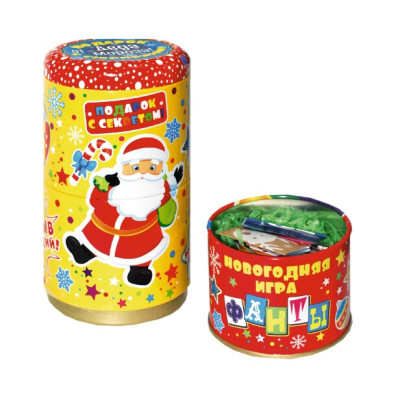 Сладкий новогодний подарок с игрой Фанты Сладкий новогодний подарок с игрой Фанты