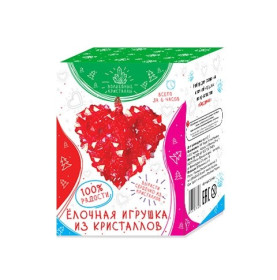 Елочное украшение из кристаллов