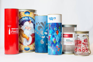 Новогодний Подарок в Тубе с логотипом на заказ