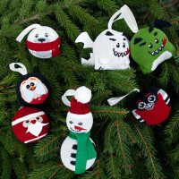 Елочный шар «Новогодние персонажи» Елочный шар «Новогодние персонажи»