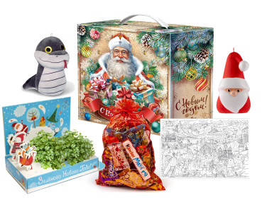 Подарочный набор для детей на новый год №4 Подарочный набор для детей на новый год №4