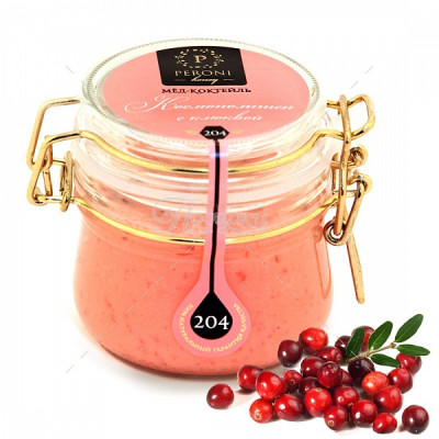 №204. Мед-коктейль Космополитен с клюквой