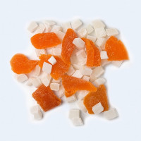 Манго с кокосовыми кубиками