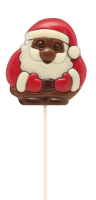 Сладкий подарок Шоколад фигурный на палочке Дед Мороз