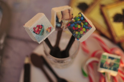 Наблор из 30 зефирок с фото или логотипом