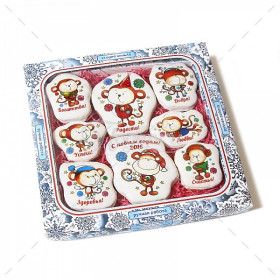 "Обезьянки с пожеланиями" средний "Обезьянки с пожеланиями" средний