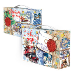 Новогодний подарок со сладостями Посылка Новогодний подарок со сладостями Посылка