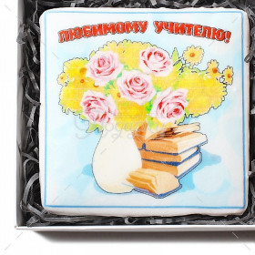 Открытка &quot;Розы учителю&quot;