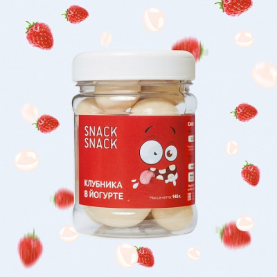 Клубника в йогурте