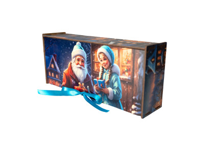 Подарок в коробке из фанеры пенал "Ночь чудес" Подарок в коробке из фанеры пенал "Ночь чудес"