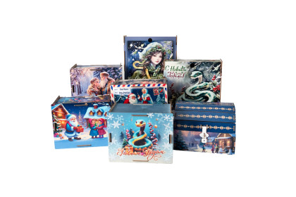 Подарок в коробке из фанеры Классическая Подарок в коробке из фанеры Классическая