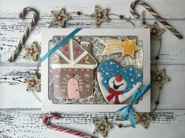 Набор пряников «Счастливый снеговик»