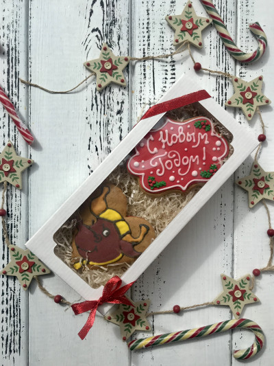 Набор пряников «Бык очаровашка с Новым годом»