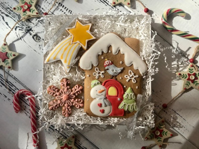 Набор пряников «Снежный дом» Набор пряников «Снежный дом»