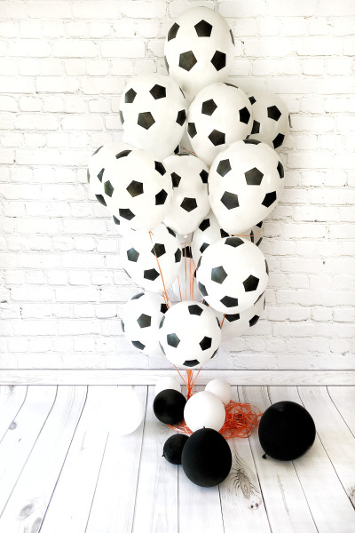 Фонтан из шаров "Мечта футболиста"