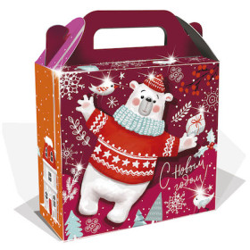 Новогодний подарок со сладостями "Друзья"