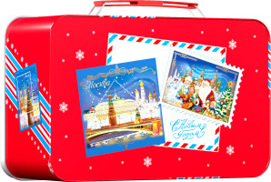 Сладкий подарок-чемоданчик Почта