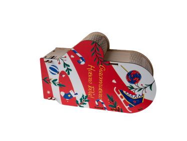 Подарок в коробке из фанеры Варежка Подарок в коробке из фанеры Варежка