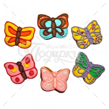 Маленькие цветные бабочки