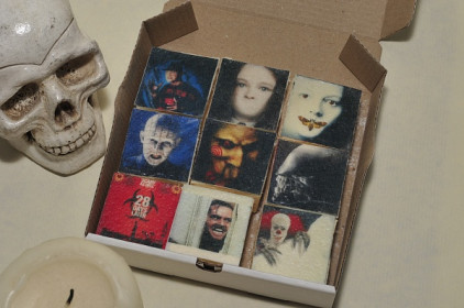 Наблор из 9 зефирок с фото или логотипом