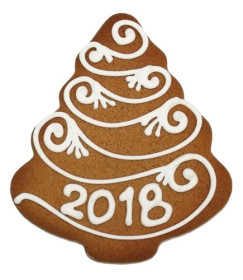 Елка 2018 контурная в асс