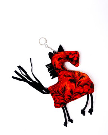 Подарок на новый год Брелок Конь с логотипом Подарок на новый год Брелок Конь с логотипом