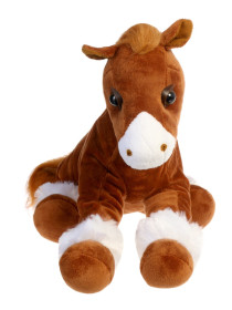 Подарок со сладостями на новый год Лошадка