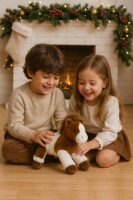 Новогодний подарок с конфетами Сивка-бурка