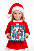 Новогодний подарок с конфетами Орнамент