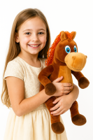 Сладкая мягкая игрушка на новый год Конь Юлий Сладкая мягкая игрушка на новый год Конь Юлий