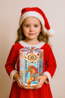 Новогодний подарок с конфетами Карусель