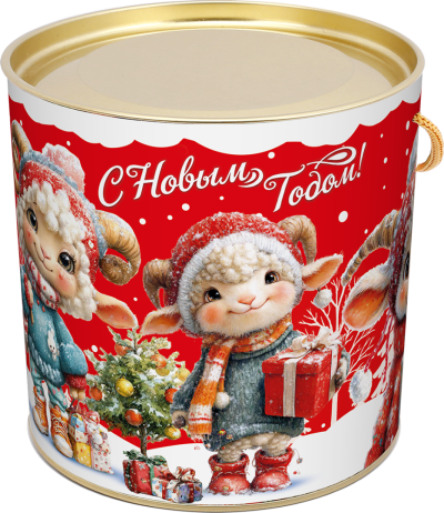 Новогодний сувенир с символами года Снежные озорники