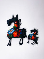 Подарок на новый год Подушка детская Лошадь с логотипом Подарок на новый год Подушка детская Лошадь с логотипом