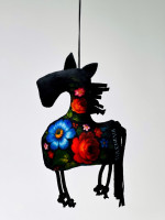 Подарок на новый год Елочная игрушка Лошадь с логотипом