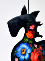 Подарок на новый год Елочная игрушка Лошадь с логотипом