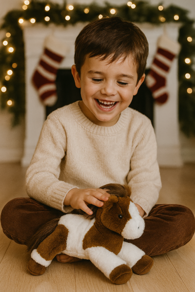 Новогодний подарок с конфетами Сивка-бурка