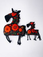 Подарок на новый год Подушка детская Лошадь с логотипом Подарок на новый год Подушка детская Лошадь с логотипом