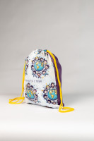 Новогодний подарок мешок-рюкзак с логотипом