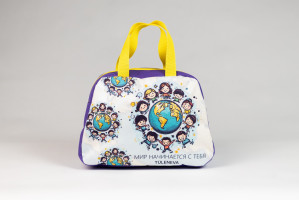 Сумка спортивная с логотипом подарок на новый год