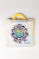 Подарок на новый год плед с логотипом