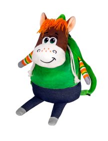 Новогодний подарок Рюкзак Лошадь "Кузьма"