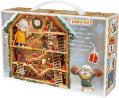Новогодний подарок с конфетами Барашки