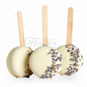 Лаванда с лимоном в белом шоколаде Лаванда с лимоном в белом шоколаде