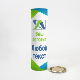 Новогодний Подарок в Тубе с логотипом на заказ Новогодний Подарок в Тубе с логотипом на заказ