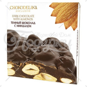 ТЕМНЫЙ ШОКОЛАД С МИНДАЛЁМ