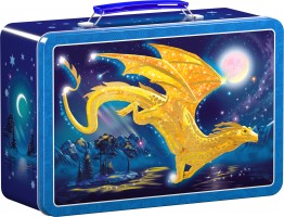 Подарок на новый год 2024 чемодан Золотой дракон